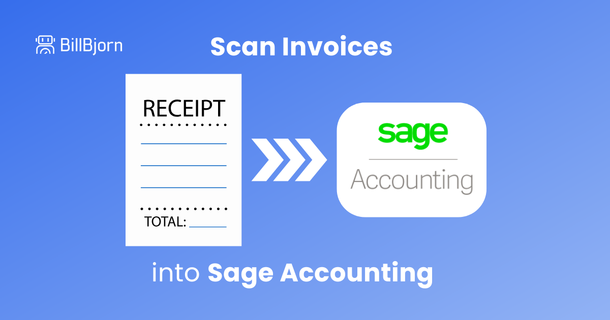 Scan Invoices into Sage Accounting in Seconds